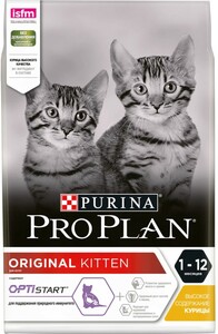 Pro Plan Original Kitten с курицей, ПроПлан 0,4 кг