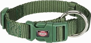Ошейник Premium Trixie XXS-XS, Трикси обхват шеи 15-25 см, ширина 10 мм темно-зеленый