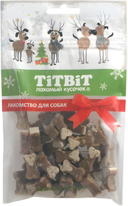 TitBit Косточки мясные для собак с индейкой и творогом, Титбит