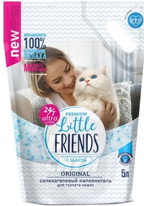 Наполнитель силикагелевый Little Friends Original, Литл Френдс