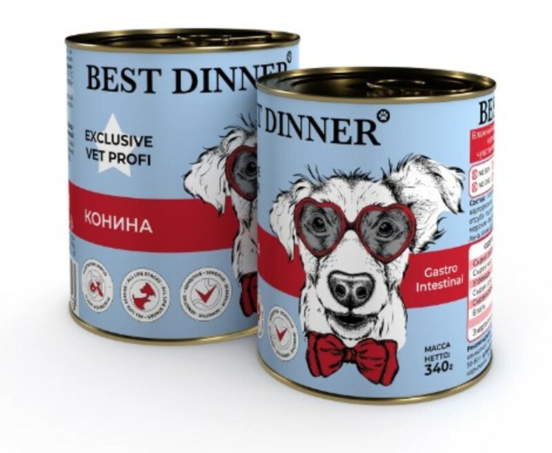 Best Dinner Exclusive Vet Profi Gastrointestinal конина, Бест Диннер