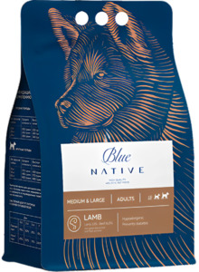 Blue Native Holistic корм для взрослых собак средних и крупных пород ягнёнок, Блю Нэтив