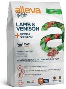 Alleva Holistic Cat Adult Lamb & Venison, Аллева  1.5кг