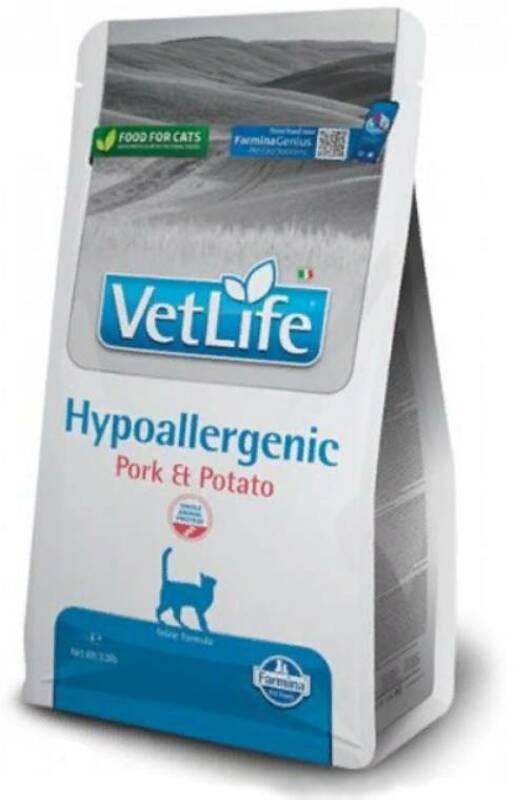 Farmina Vet Life Cat Hypoallergenic Pork & Potato, Фармина