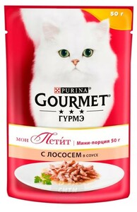 Gourmet Mon Petit лосось, пауч