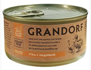 Grandorf Duck&Turkey консервы, Грандорф