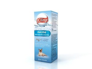 Cliny паста для вывода шерсти, Клини