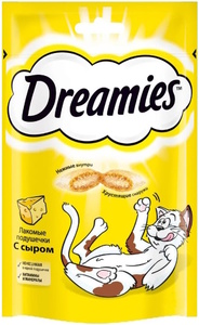 Вискас лакомые подушечки Дримис сыром, Whiskas