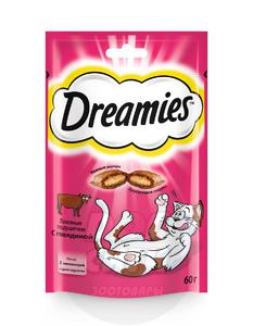 Вискас лакомые подушечки Dreamies с говядиной, Whiskas