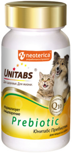 Юнитабс Пребиотик для кошек и собак 100 таблеток