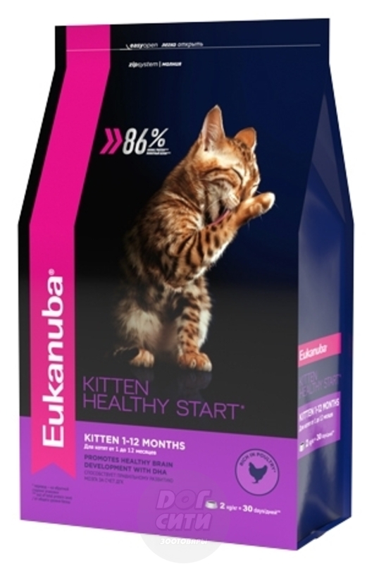 Eukanuba для котят, беременных и кормящих кошек, Эукануба