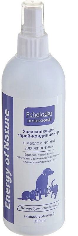 Пчелодар увлажняющий спрей-кондиционер антиколтун с маслом норки, Pchelodar